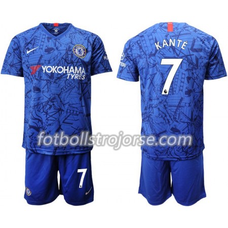 Chelsea Matchtröjor Kante 7 Barn Hemma Fotbollströja 2019-2020 Chelsea Matchtröjor Kante 7 Barn Hemma Fotbollströja 2019-2020